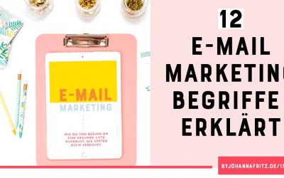 E-Mail Marketing Begriffe verstehen
